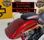 120TH Anniversary 18-26 Oem Harley M8 Fat Boy Heirloom Red Fade Rear Fender. Fixed Price $299.95.