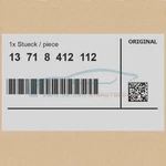 Genuine Bmw 13718412112 -. Fixed Price $62.40.
