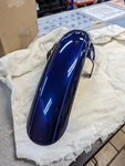 2007 Harley Davidson Fxdl Front Fender Deep Cobalt Pearl. Fixed Price $450.00.
