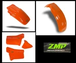New Honda 86-88 Xr 200R Orange Plastic Front And Rear Fenders Side Panels. Fixed Price $230.03.