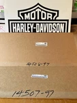 Harley-davidson Front Fender Decal Set Blue Flsts Nos P/n 14507-97 14508-97. Fixed Price $143.36.
