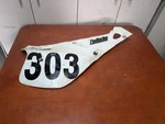 Yamaha YZ250 1989 Side Panel Cover Number Plate Plastic Fairing YZ125 1990. Fixed Price $29.99.