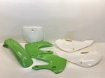 Kawasaki KLX110 Kx 65 Green Plastics Body Kit Fender Shrouds Number Plates. Fixed Price $69.95.