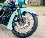 21" Custom Front Fender Harley Davidson Fatboy Heritage Softail Flstn. Fixed Price $399.98.