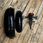 Genuine Triumph Bonneville Bobber Black Fenders 2308721-PG. Fixed Price $533.04.