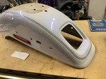 Pearl White Rear Fender Harley Softail Deuce Fxstd Silver Pin Oem Factory Nice!. Fixed Price $499.95.